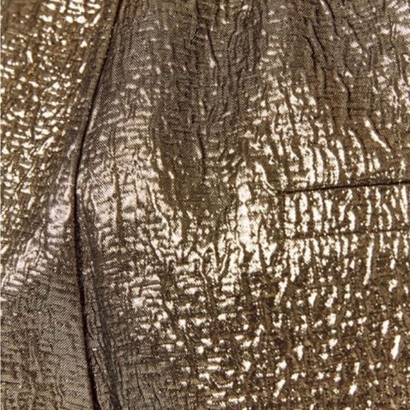 ZARA Shiny Gold/Silver Pants - Picture 9 of 10